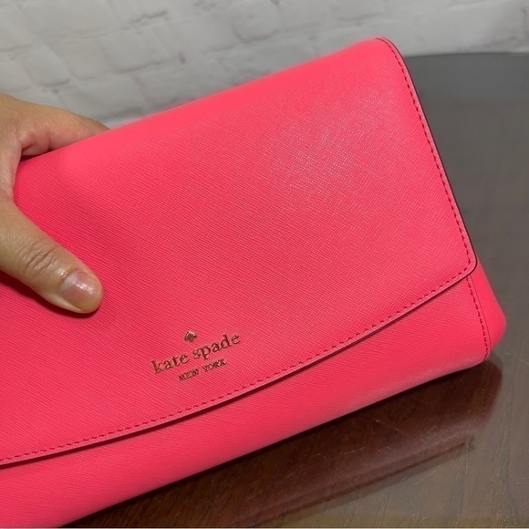 KATE SPADE Pink Greer convertible crossbody/shoulder bag NWT Barbie Cote perfect - Picture 4 of 14